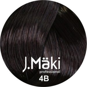 J.MAKI, Стойкий краситель для волос Hair Color 4B, 60 мл