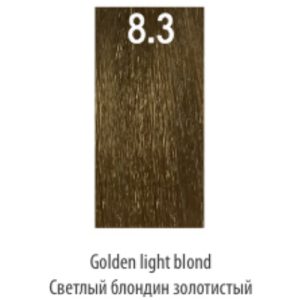 LUXOR, Стойкая крем-краска для волос LuxColor 8/3, 100 мл