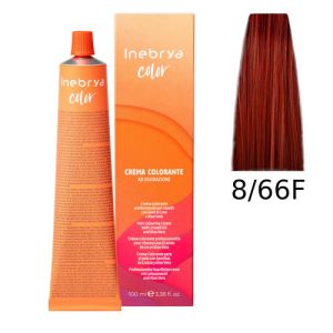 INEBRYA, Крем-краска для волос Color Professional 8/66F, 100 мл