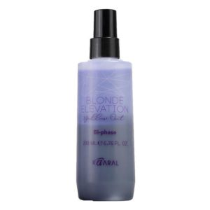 KAARAL, Антижелтый двухфазный кондиционер для волос Blonde Elevation Bi-Phase, 200 мл