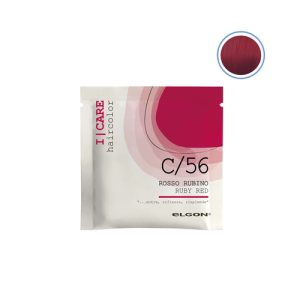 ELGON, Крем-кондиционер для волос окрашивающий I-Care С/56 красно-рубиновый Ruby Red, 25 мл