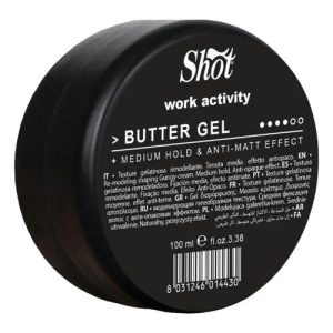 SHOT, Моделирующий гель для укладки волос средней фиксации Work Activity, 100 мл