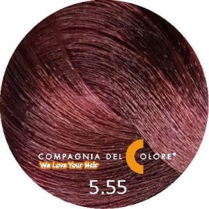 COMPAGNIA DEL COLORE, Стойкая низкоаммиачная краска для волос 5/55, 100 мл