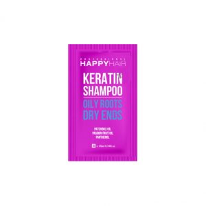 HAPPY HAIR, Шампунь для волос набор саше Keratin Home Line, 10*10 мл