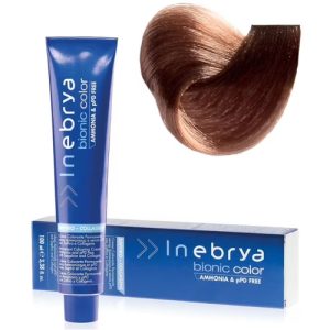 INEBRYA, Крем-краска для волос безаммиачная Bionic Color 7/7, 100 мл