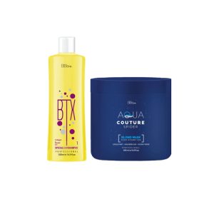 BB ONE, Набор холодный ботокс для волос SPIDER BLOND DEEP HYDRATION (шаг 1 BTX Special Hair Shampoo + шаг 2), 2x500 мл