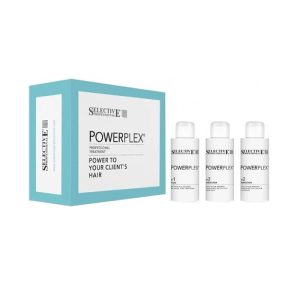SELECTIVE, Набор для укрепления волос (двухшаговая процедура) PowerPlex, 3x100 мл