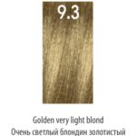 LUXOR, Стойкая крем-краска для волос LuxColor 9/3, 100 мл