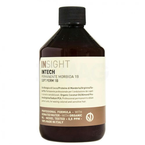 INSIGHT, Состав для окрашенных и чувствительных волос Soft Perm 1В Intech, 400 мл