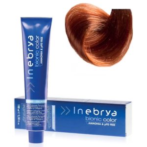INEBRYA, Крем-краска для волос безаммиачная Bionic Color 7/4, 100 мл