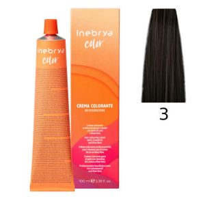 INEBRYA, Крем-краска для волос Color Professional 3, 100 мл