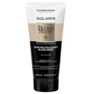 EUGENE PERMA, Бальзам для волос обогащенный кокосовым маслом "Бежевый блонд" Solaris, 200 мл