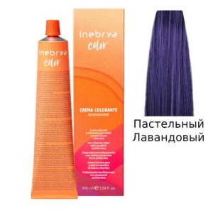 INEBRYA, Крем-краска для волос Color Professional Pastel Lavander, 100 мл