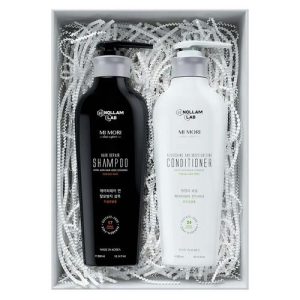 NOLLAM LAB, Бессульфатный набор для жирной кожи головы: Шампунь и Кондиционер, 300 мл + 300 мл