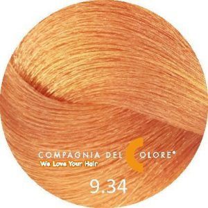 COMPAGNIA DEL COLORE, Стойкая низкоаммиачная краска для волос 9.34, 100 мл