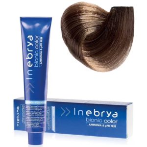 INEBRYA, Крем-краска для волос безаммиачная Bionic Color 6/0, 100 мл