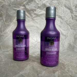 INOAR, Набор INOAR Absolut Speed Blond Conditioner - Фиолетовый кондиционер для волос, 250 мл. (2 шт)