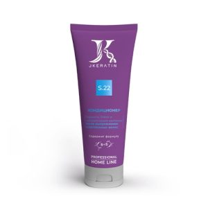 JKERATIN, Кондиционер для ухода за осветлёнными волосами после кератинового выпрямления S. 22, 200 мл