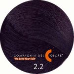COMPAGNIA DEL COLORE, Стойкая низкоаммиачная краска для волос 2/2, 100 мл