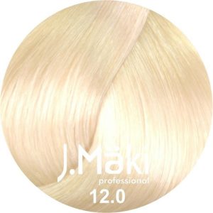 J.MAKI, Стойкий краситель для волос Hair Color 12/0, 60 мл