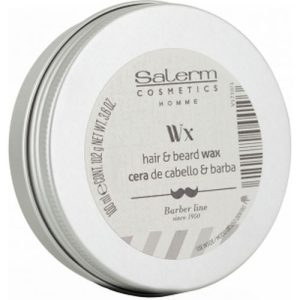 SALERM, Фиксирующий воск для волос, бороды и усов HOMME Hair and Beard Wax, 100 мл