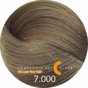 COMPAGNIA DEL COLORE, Стойкая низкоаммиачная краска для волос 7/000, 100 мл