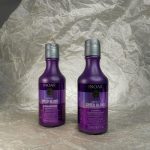 INOAR, Набор INOAR Absolut Speed Blond DUO - Набор: фиолетовый шампунь (250 мл.) и фиолетовый кондиционер (250 мл.) для светлых или блондированных волос