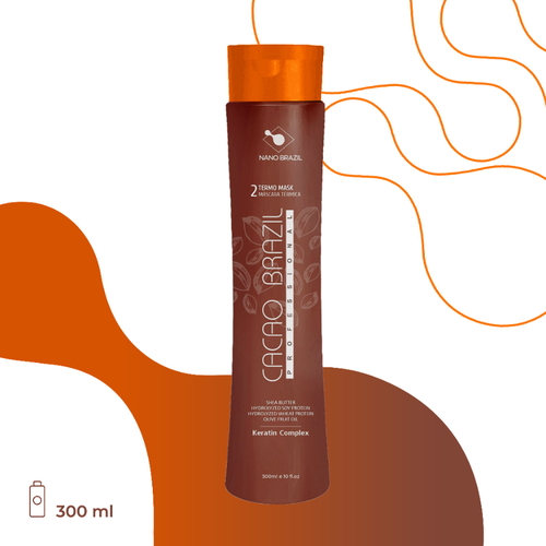 NANO BRAZIL, Термо-маска для волос Шаг 2 CACAO BRAZIL Termo Mask, 300 мл
