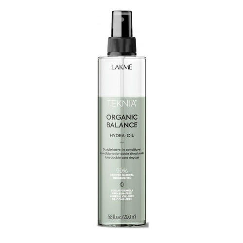 LAKME, Двухфазный несмываемый кондиционер для всех типов волос Organic Balance Hydra-Oil, 200 мл