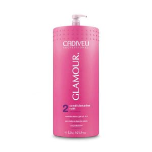 CADIVEU, Рубиновый кондиционер для волос Ruby Conditioner Glamour, 3000 мл