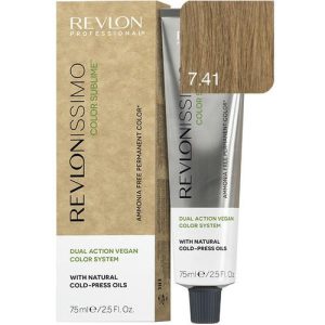 REVLON, Краска для волос Revlonissimo Color Sublime 7.41, 75 мл
