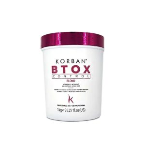 KORBAN, Ботокс концентрат с эффектом anti-yellow Btox Brazilian Keratin Blond, 1000 мл