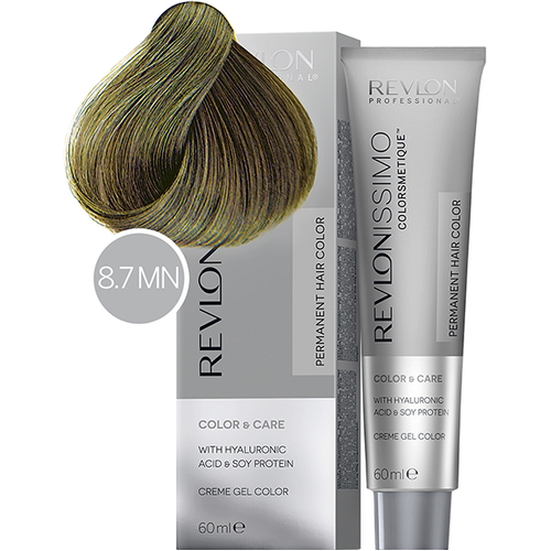 REVLON, Крем-краска для волос Revlonissimo Colorsmetique 8.7MN, 60 мл