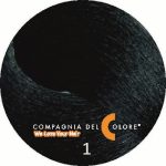 COMPAGNIA DEL COLORE, Стойкая низкоаммиачная краска для волос 1, 100 мл