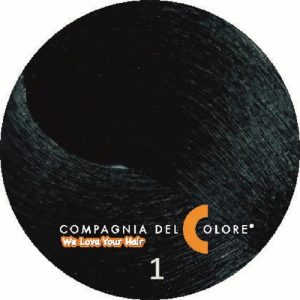 COMPAGNIA DEL COLORE, Стойкая низкоаммиачная краска для волос 1, 100 мл
