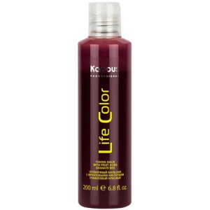 KAPOUS, Бальзам оттеночный для волос Гранатовый красный Life Color, 200 мл