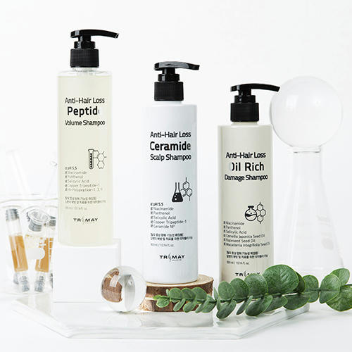 Trimay Питательный шампунь для поврежденных волос Anti-Hair Loss Oil Rich Damage Shampoo 300 мл — изображение 5