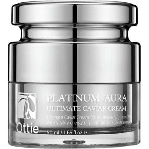 Ottie Антивозрастной крем с экстрактом платины и черной икры Platinum Aura Ultimate Caviar Cream 50мл