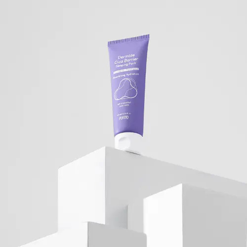 Purito Ночная успокаивающая маска с центеллой Dermide Cica Barrier Sleeping Pack 100 мл — изображение 2