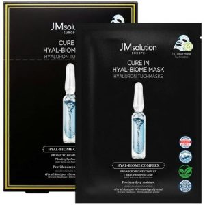 JM Solution Маска для восстановления микробиома с пробиотиками Europe Cure In Hyal-Biome Mask 30 мл