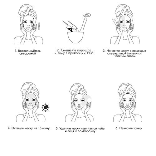 Anskin Альгинатная маска для чувствительной кожи с алоэ Modeling Mask Aloe Sensitive Skin&Soothing 240гр — изображение 2