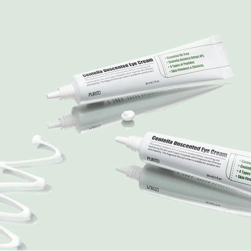 Purito Восстанавливающий крем для век с пептидами и центеллой Centella Unscented Eye Cream 30 мл — изображение 5