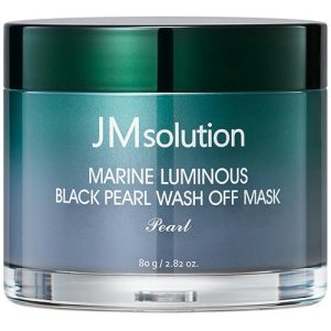 JM Solution Маска для глубокого очищения пор с черным жемчугом Marine Luminous Black Pearl Wash Off Mask 80г