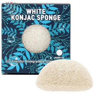 Trimay Очищающий спонж конняку White Konjac Sponge 1 шт