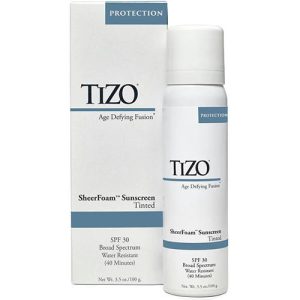 Tizo Солнцезащитная пенка с тонирующим эффектом SPF 30 SheerFoam Sunscreen Tinted 100 гр