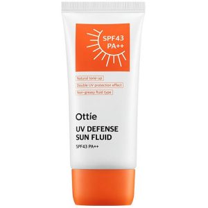 Ottie Солнцезащитный флюид для лица и тела SPF 43 UV Defense Sun Fluid 50мл