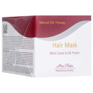 Mon Platin Professional Маска для волос «Натуральный шелк» Black Caviar & Natural Silk Hair Mask 250 мл