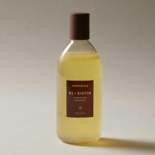 Aromatica Укрепляющий шампунь с витамином B5 + Biotin Fortifying Shampoo 400 мл — изображение 2