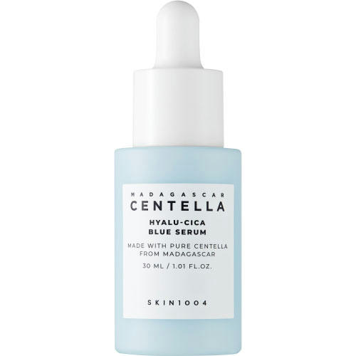 Skin1004 Увлажняющий серум для лица Madagascar Centella Hyalu-Cica Blue Serum 30 мл — изображение 5