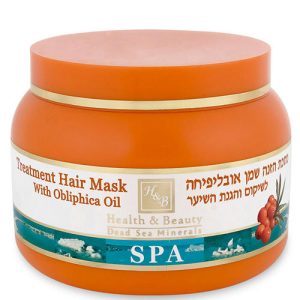 Health and Beauty Восстанавливающая маска для волос с маслом облепихи Obliphicha Oil Treatment Hair Mask 250 мл